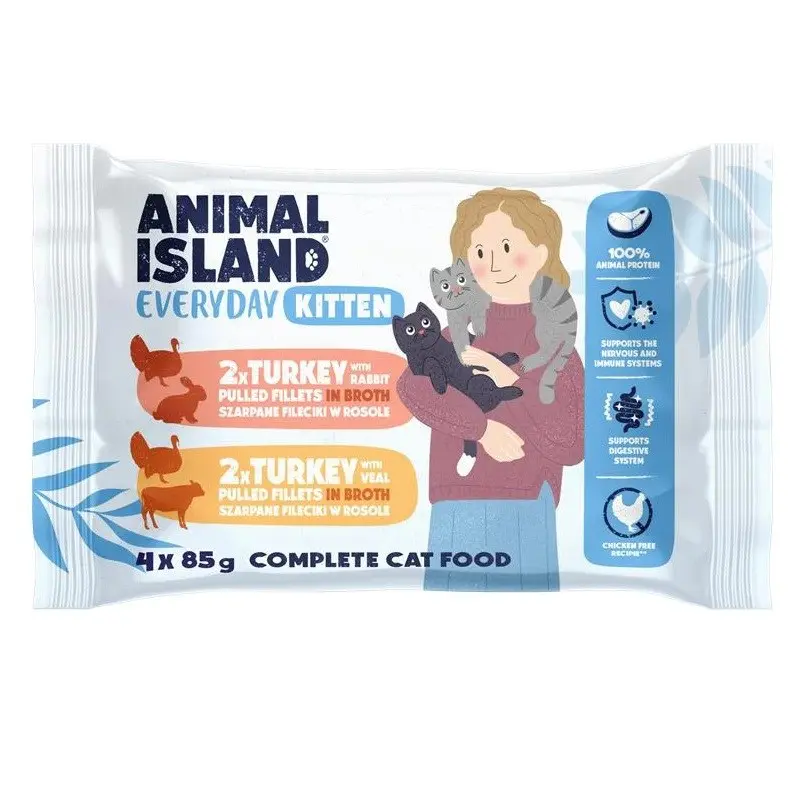 Animal Island Kitten mitrā kaķu barība
