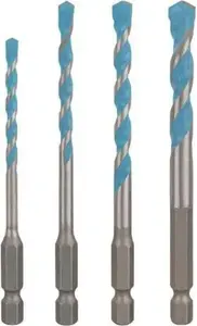 Bosch HEX-9 MultiConstruction Drill Bit Set, 4-Piece, 4/5/6/8 mm