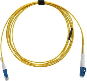 BlueOptics Duplex Fiber Optic Patch Cable CS-UPC to LC-UPC, Singlemode E9/125µm OS2, G.657.A1, 4 Meters, LSZH