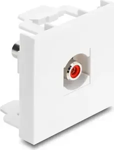 Delock Easy 45 Module RCA Female to RCA Female Red / White
