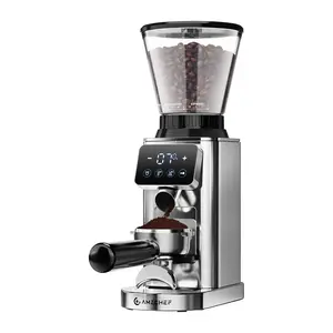 AMZCHEF CE-CG209-SV Coffee Grinder, Silver