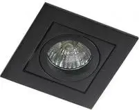 Azzardo Paco 1 Recessed Spotlight, 1x50W GU10, Black