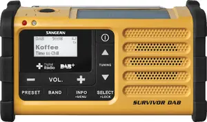 Sangean MMR-88 DAB+ Multi-Powered Radio with DAB+ and FM-RDS Tuner