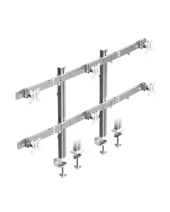 ICY BOX Diamond Stand 666 Monitor Desk Mount for 6 Displays up to 32 inches