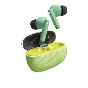 SBS Rash TWS bezvadu in-ear austiņas zvaniem un mūzikai, zaļas