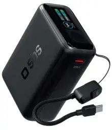 SBS 10000mAh Power Bank 40W PD3.0 with USB-C and Display