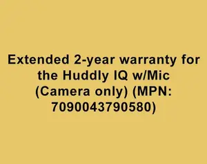 Расширенная гарантия Huddly на 2 года для камеры для конференций Huddly IQ