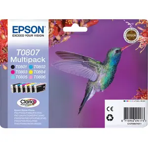 Картридж Epson CLARIA Multipack T 080 T 0807 Черный