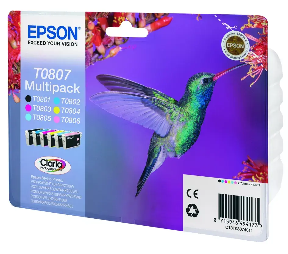 Kārtridžs Epson CLARIA Multipack T 080 Melns Photo 2