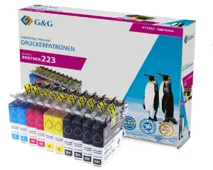 Совместимый картридж G&G 15062 для Brother, мультипак 10 шт., черный, голубой, пурпурный, желтый