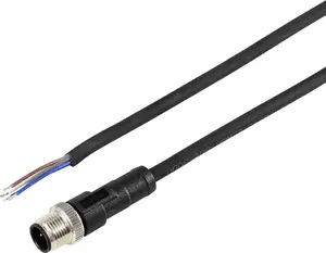 KAISER Sensor/Actuator Plug, 5-Pole, Straight, 2 m Cable