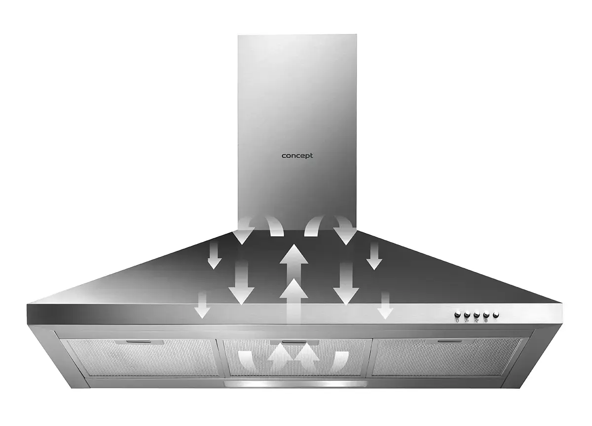 Concept Solution OPK3590SS Wall-Mounted Cooker Hood Photo 7