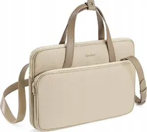 Tomtoc Shoulder Bag for 13-inch and 14-inch MacBook Pro and Air, Khaki