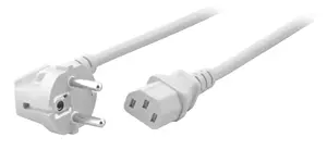 EFB Elektronik EK588WS.1.8V2 кабель питания Белый 1,8 m CEE 7/7 Разъем C13