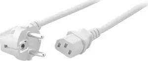 EFB Elektronik Power Cable CEE 7/7 to C13 Coupler 1.8m White