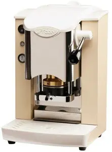 Faber Italia Faber Slot Inox ESE kafijas kapsulu automāts, ziloņkaula, balts, sudrabots