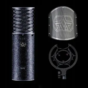 Aston Microphones Spirit Black Bundle kondensatora mikrofons ar pop filtru
