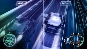 Īpaši ātrs 240 Hz atsvaidzes intensitāte spēlēm bez aizkaves