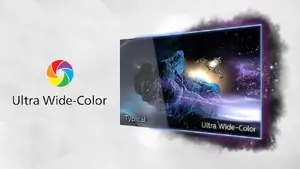 Ultra Wide-Color tehnoloģija košam un dzīvīgam attēlam