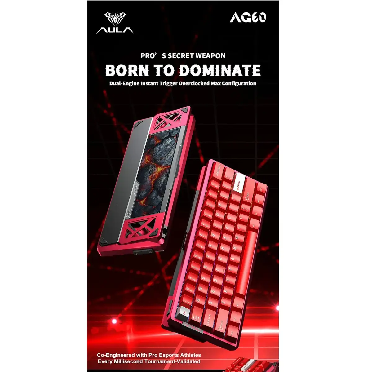 AULA AG60 60% mehāniskā spēļu tastatūra Photo 4