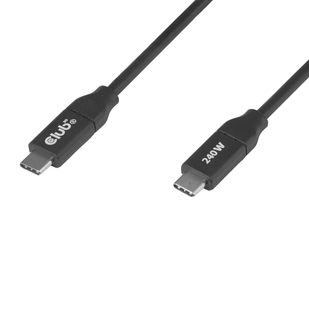 Кабель для зарядки Club 3D USB-C Safe 240 Вт 2 м Photo 6