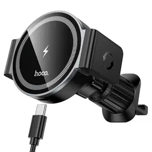 Hoco HW35 MagSafe Car Charger and Holder for Air Vent 15W Black