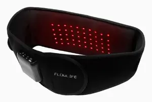 Flowlife Flowtherma Belt Black Back Massager with Vibration and Battery Power
