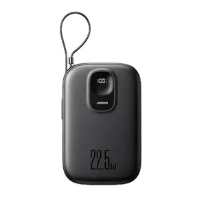Joyroom JR-PBF17 Power Bank 10000mAh 22.5W with Integrated USB-C Cable Black