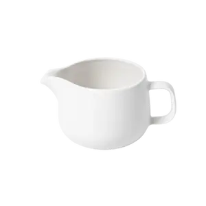 Qualitier Fine & Pure Milk Jug, 250ml, White Porcelain