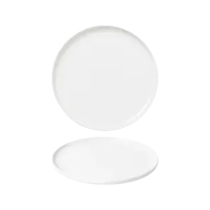 Qualitier Fine & Pure Coupe Plate 25.5 cm, White Porcelain
