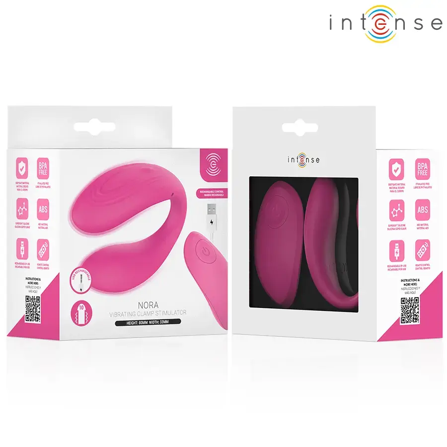 INTENSE Nora vibrējošs stimulators - Rozā Photo 5