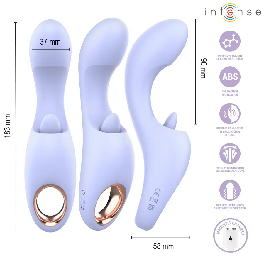 INTENSE Anya daudzfunkcionāls stimulators | Vibrācija un kustība Photo 4