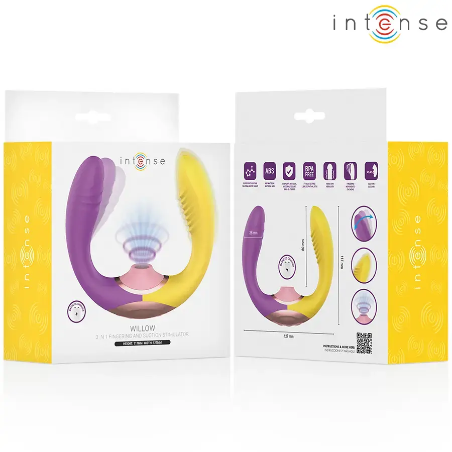 INTENSE Willow 3-in-1 vakuuma un vibrācijas stimulators Photo 6