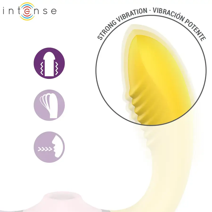 INTENSE Willow 3-in-1 vakuuma un vibrācijas stimulators Photo 8