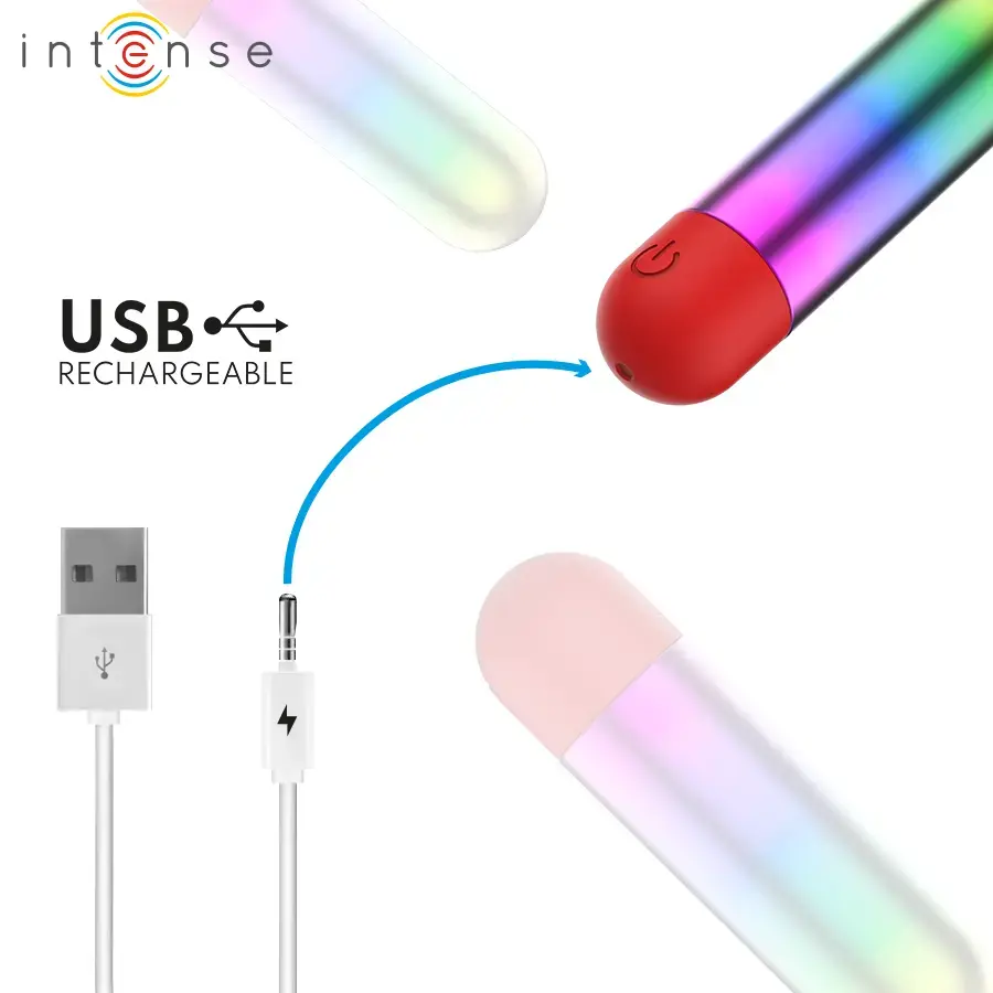 INTENSE Debbie Rainbow vibrējošā lode Photo 4