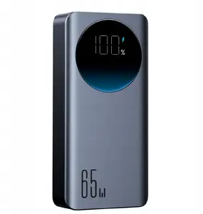 Joyroom JR-PBF05 Pro Power Bank 30000mAh 65W with Digital Display, 2x USB-C and 1x USB-A - Black
