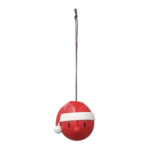 Hoptimist 26094 Christmas Tree Ornament, Red, 2-Piece Set