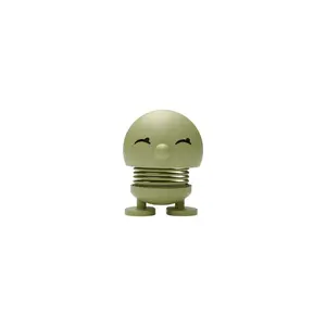 Hoptimist Soft Bimble Collectible Figure Olive Metal and Plastic