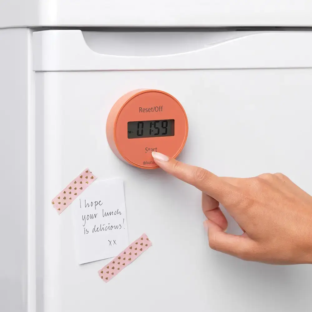 Brabantia Tasty+ digitālais virtuves taimeris - Rozā Photo 6