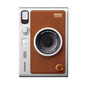 Fujifilm Instax Mini Evo hibrīda momentfoto kamera, 1/5" CMOS sensors, 2560 x 1920 pikseļi, brūna/sudraba