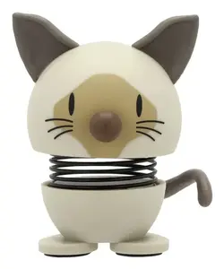 Коллекционная фигурка Hoptimist Siamese, бежево-коричневая, ABS-пластик и сталь