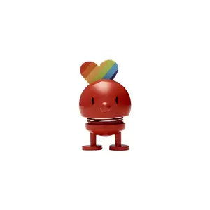 Hoptimist Rainbow Collectible Figure Red with Multicolour Accents