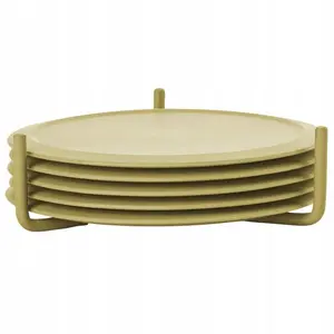 Zone Singles Coasters Leek Green
