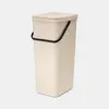 Brabantia Sort & Go 40L atkritumu tvertne - Bēša Photo 3