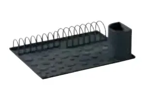 Zone Denmark 26658 Dish Dryer, Silicone and Metal, Black