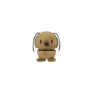 Hoptimist Dog Collectible Figure in Oak