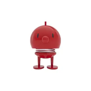 Hoptimist Bumble Collectible Figure, Red, Metal and Plastic