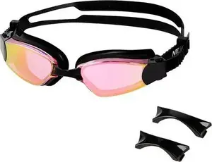 Nils Extreme NQG660MAF Racing peldēšanas brilles rozā