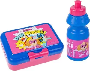 Starpak Paw Patrol Girl Water Bottle and Snack Box Set