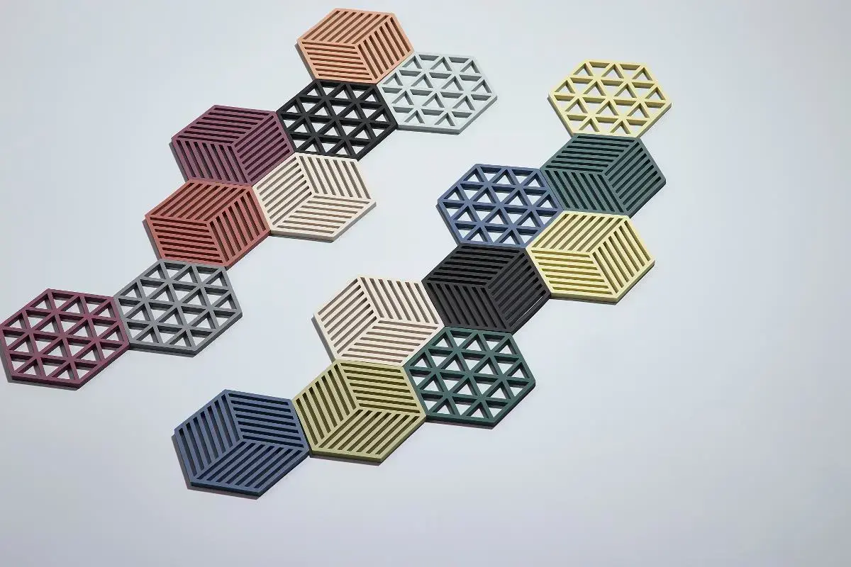 Zone Denmark Hexagon silikona paliktnis Photo 2